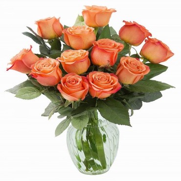 Wonderful Love orange Roses